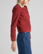 Damska Kurtka Lee Sherpa Rider Red Ochre L54VQM38 Sztruksowa Sztruks S