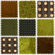 MATA SENSORYCZNA PIANKOWA Z POKRYCIEM DYWANOWYM 