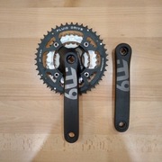 Korba rowerowa Sun Race M914 44/32/22 na kwadrat stan bdb