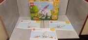 LEGO 31133 Creator 3w1 - Biały królik – PUDEŁKO + INSTRUKCJA | BEZ KLOCKÓW