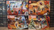 Lego 4x Kalendarz Adwentowy Marvel Super Hereos 76196 76231 76267 76293