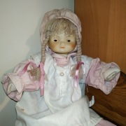 Lalka porcelanowa antyk śliczna kolekcjonerska