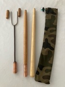 Kij na kiełbaskę ognisko 