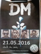 Plakat na zielonogórskie Depeche Mode party