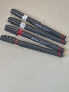 Isograph Rotring rapidograph 0,18/ 2 x 0.25 / 0.50 - 4 sztuki !!