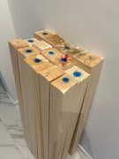 Balsa drewno belki 16 sztuk twarda