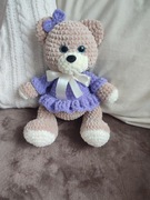 Miś pluszowy własnoręcznie wiązany 