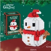 Klocki Bałwan Świąteczny