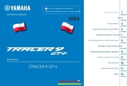 YAMAHA TRACER 9 GT+ 900 GT+ MT 09 2024r INSTRUKCJA OBSLUGI j.POLSKI 
