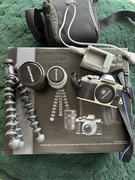 Aparat Olympus OM-D + 2 obiektywy, statyw, torba 