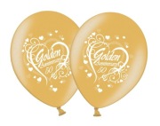 balony urodzinowe,na 50te urodziny,zestaw 10 sztuk