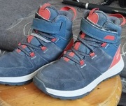 Buty zimowe dla dzieci Quechua SH500 Warm zapinane na rzep wodoodporne