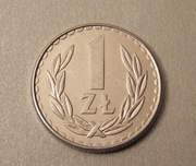 1 złoty 1987 r. 