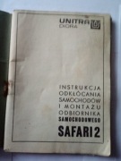 Instrukcja odkłócania samochodów i montażu radia "Safari 2"