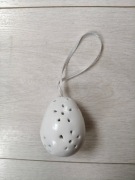 ceramiczne ażurowe  jajka jaja jajo ozdoba na wielkanoc