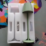 Lampka stołowa LED Aipsun - kolor oliwkowy