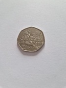 Moneta Wielka Brytania 2019 50 pence Paddington - The Tower Of London