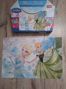 Zestaw Frozen puzzle + torebka