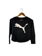 Bluza lekka damska Puma czarna duże logo M