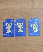 Karty telefoniczne TP znaki zodiaku rak skorpion