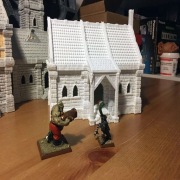 Warhammer Bretonnia Empire Tawerna 2 budynek makieta druk 3D