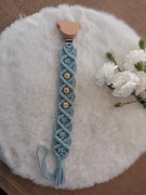 Łańcuszek do smoczka z imieniem dziecka