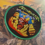 ]:-) HELLOWEEN - NASZYWKA TKANA NOWA - FI 10 CM - SPEED POWER HEAVY METAL