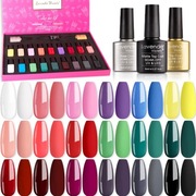 LAVENDER VIOLETS 18 LAKIERÓW ŻELOWYCH + Baza + 2 Topy