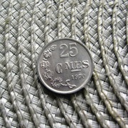 Luksemburg 25 Centymów 1970r