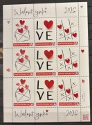 Mój Znaczek Walentynki 2026 arkusz, ** czysty