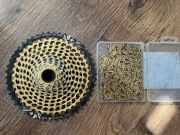 Komplet! Kaseta Sram XX1 Eagle gold 12speed 10-50t 351g plus łańcuch xx1