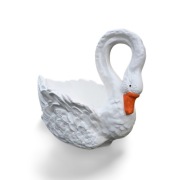 Figura Dekoracja Łabędź Donica
