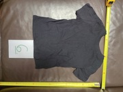 T-shirt bluzka H&M czarna BASIC rozmiar 110