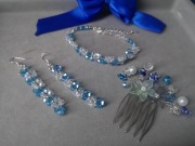 Komplet biżuterii ślubnej /weselnej/ inne okazje 