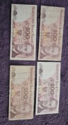 100 zł 1986 / 1988 różne serie, banknot PRL