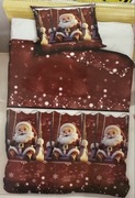 Komplet pościeli świątecznej święta 140/200 SATYNA BAWEŁNA NOWA