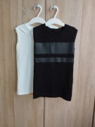 Para koszulek bez rękawów H&M r. 104,110,116,122