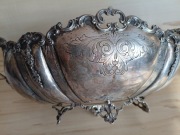 ŻARDINIERA PATERA GRAWER SREBRO PRÓBA 800 ITALIA