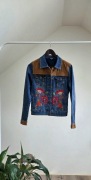 Desigual katana kurtka jeansowa  kwiaty  r. 36 S  haft