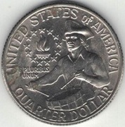 USA quarter dollar 25 centów 1976 D 200-lecie niepodległości - nr 1