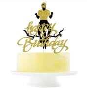 Topper piker 1 szt na tort urodzinowy Rower