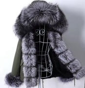 NOWA parka futro naturalne kurtka