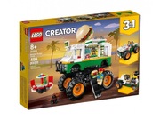 LEGO 31104 Creator 3w1 - Monster truck z burgerami