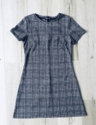 Sukienka mini w kratkę, rozm. S