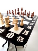 STOLIK SZACHOWY, KAWOWY, SZACHY DZIECI PREZENT GRA