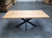 Nowoczesny dębowy stół PAJĄK do salonu kuchni jadalni