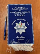 Proporczyk Policja Racibórz nadanie sztandaru 2012 