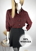 Koszula w serduszka Ms Mode XL 42 wiskoza plus size na co dzień casual