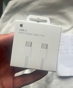 Apple USB-C to USB-C 60W 1m – szybkie ładowanie MacBook, iPhone 15, iPad