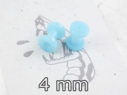 VENOM SNAKE nowe tunele plugi akryl błękitne niebieskie para 4mm VS152